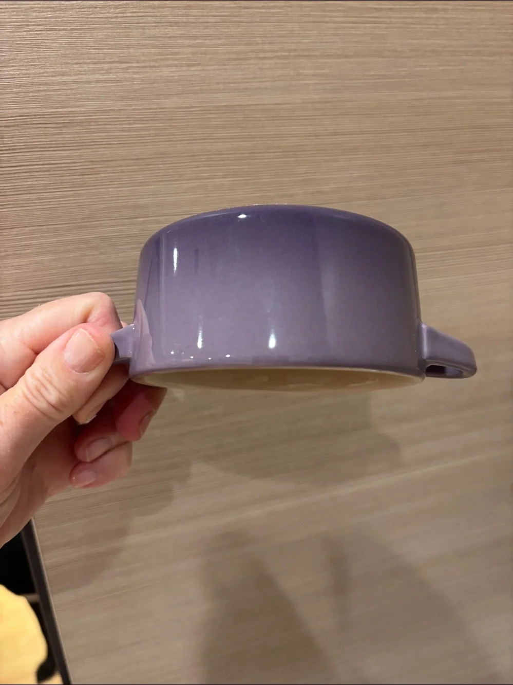 NWT Le Creuset ultra violet Ceramic 10cm mini cocotte